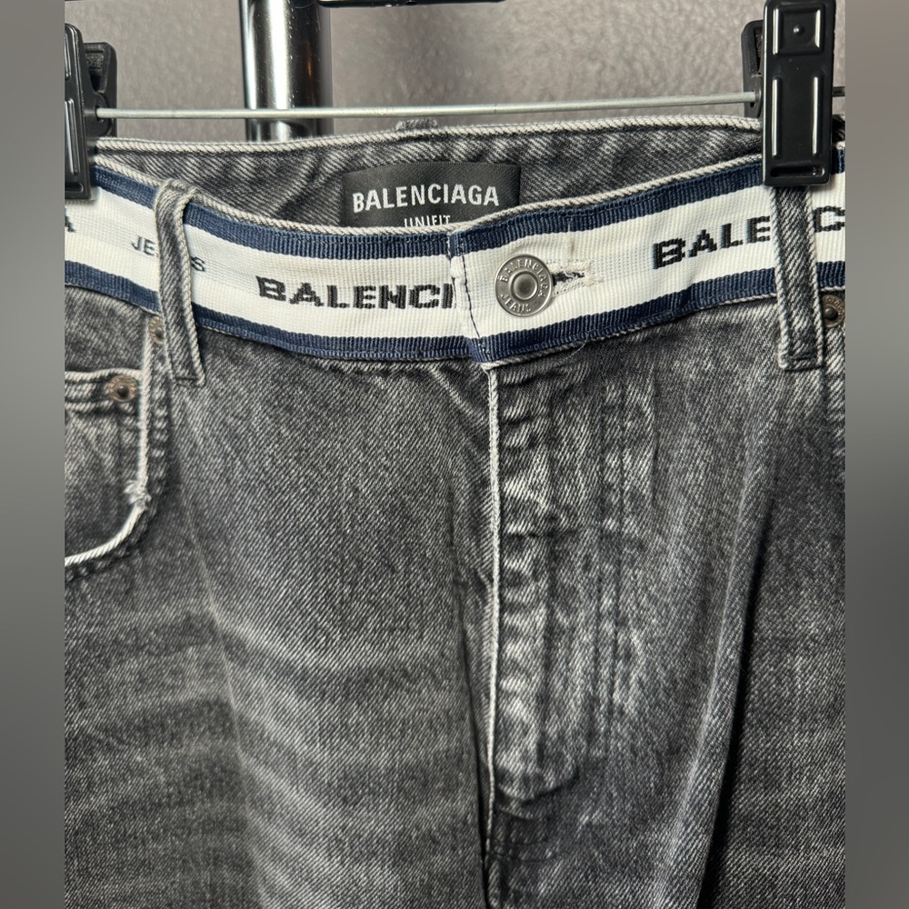 BALENCIAGA Logo Waistband Jean size small - Picture 4 of 11